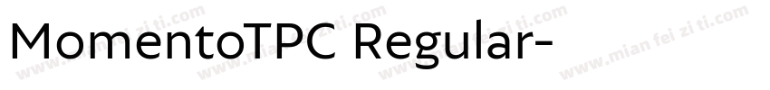 MomentoTPC Regular字体转换